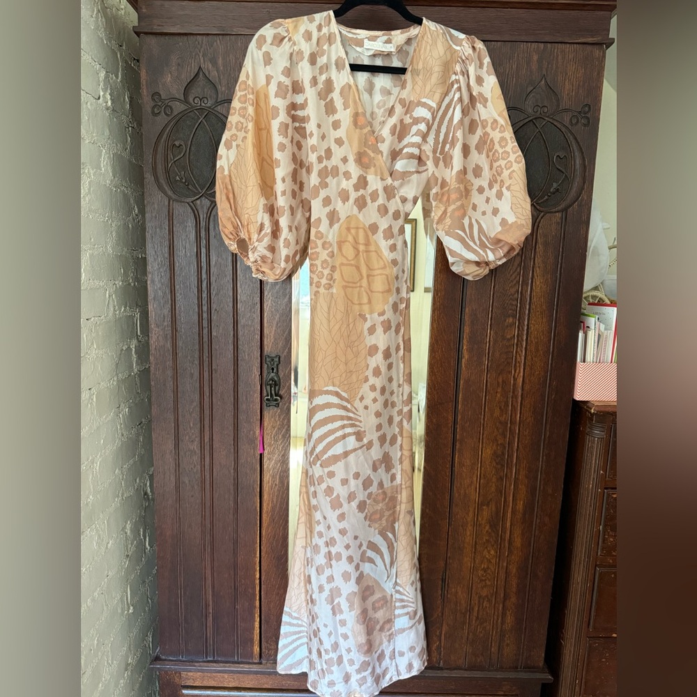 Carolina K Silk Robe Maxi Dress. EUC. Worn once